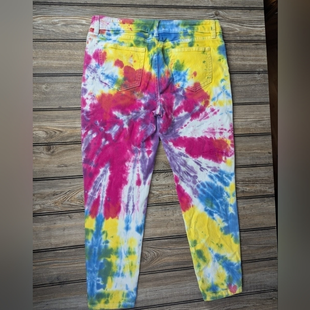 Ana tie-dye Capri denim pants size 27/4 - Picture 13 of 14